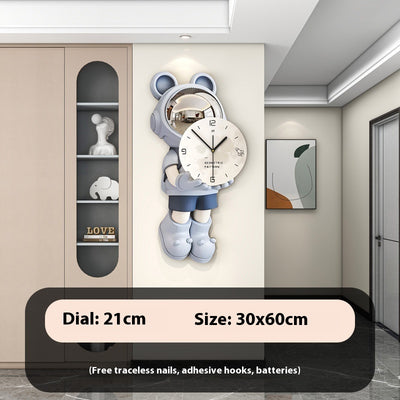 Astronaut Clock Wall Clock Living Room Modern Home