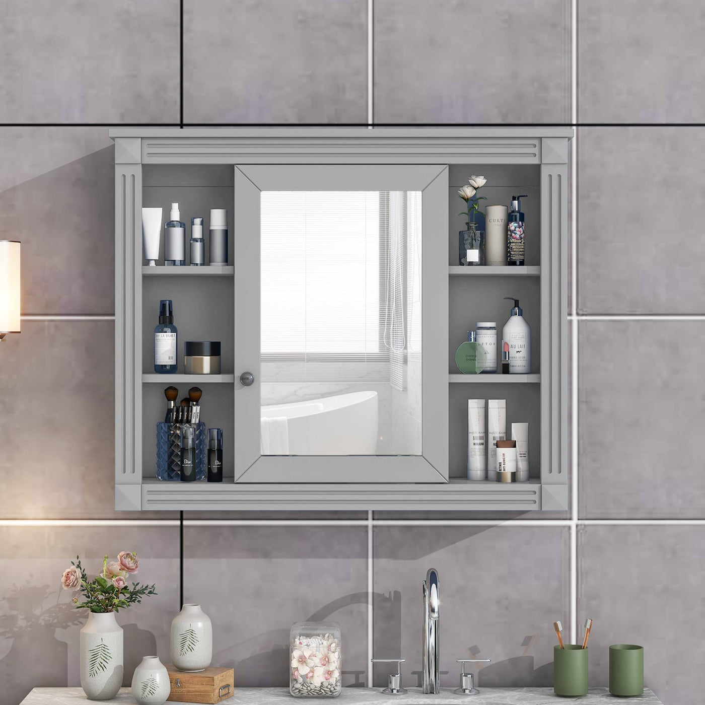 Wall Mounted Bathroom Storage Cabinet Bathroom Wall Cabinet With Mirror