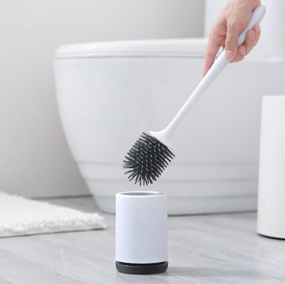 Non-stick Hair Soft Plastic Brush Head Toilet