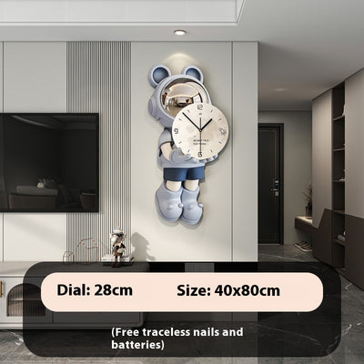 Astronaut Clock Wall Clock Living Room Modern Home