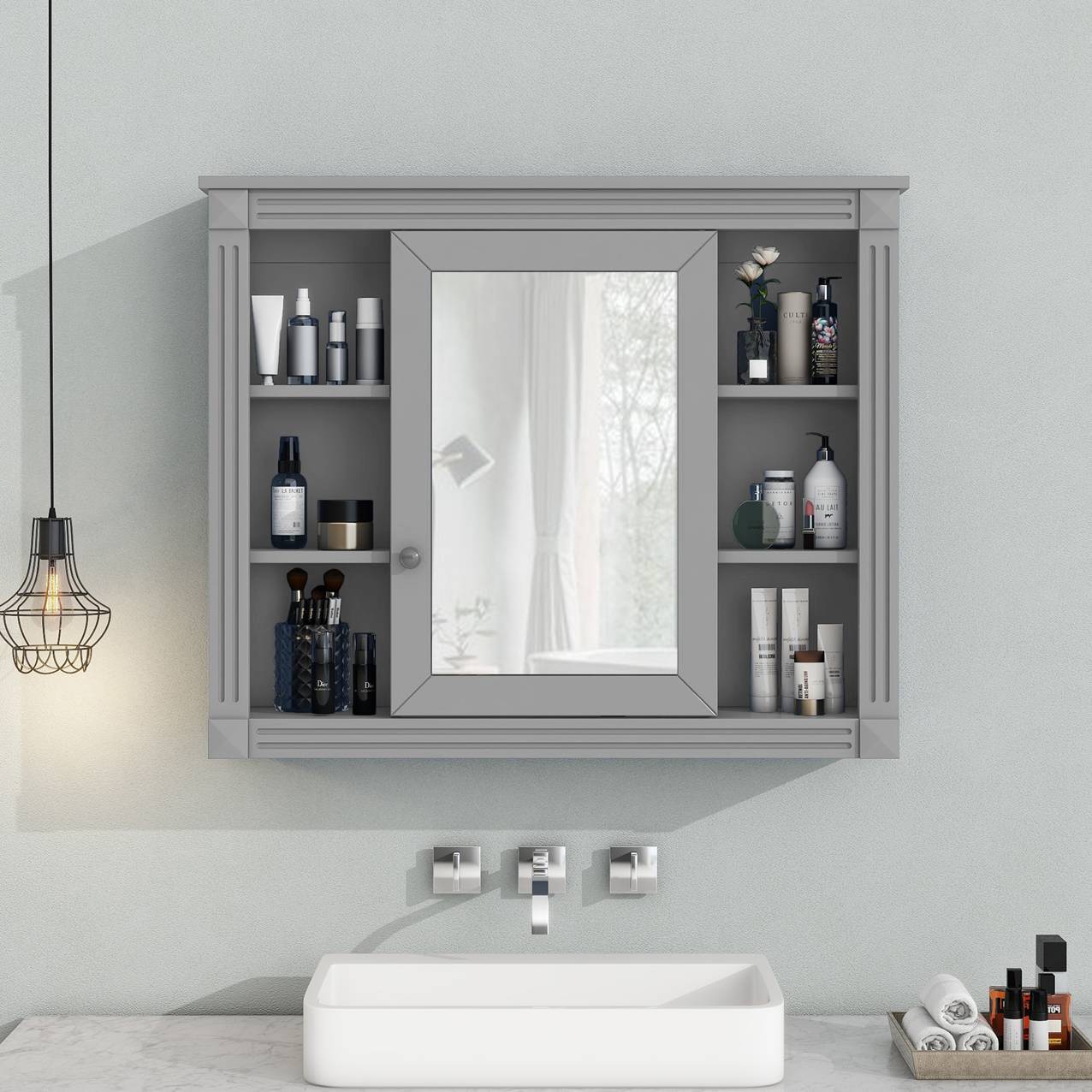 Wall Mounted Bathroom Storage Cabinet Bathroom Wall Cabinet With Mirror