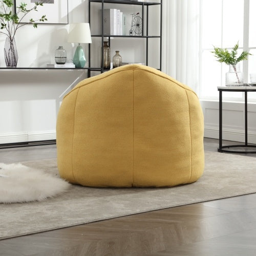 Bedding Bean Bag Sofa Chair High Pressure Foam Bean Bag Chair Material With Padded Foam Padding Compressed Bean Bag With Footrest